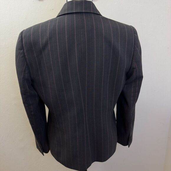 Anne Klein New York Executive Collection Pinstripe One Button Jacket Size 8P‎ - Picture 10 of 15